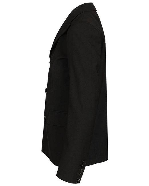 Céline Black Tailored Wool Gabardine Jacket