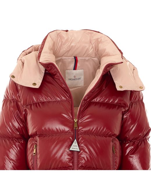 Moncler Red Niveole Down Jacket