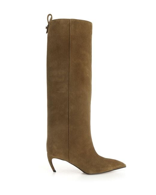 The Attico Green "Lea" Boot
