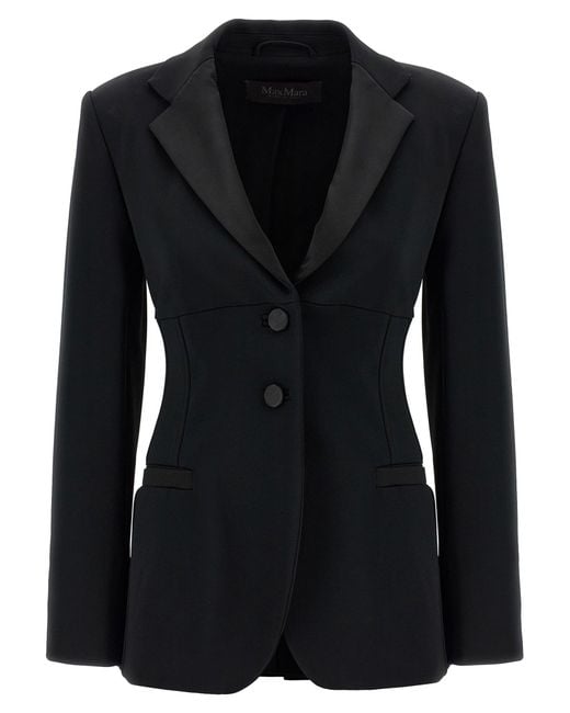 Max Mara Black Oreste Blazers