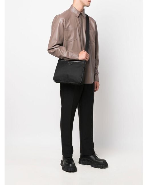 Prada Black Borsa Con Tracolla for men