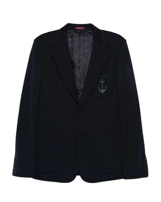 Gucci Blue 'Marcello' Jacket for men