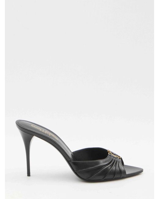 Saint Laurent Multicolor Babylone Mules