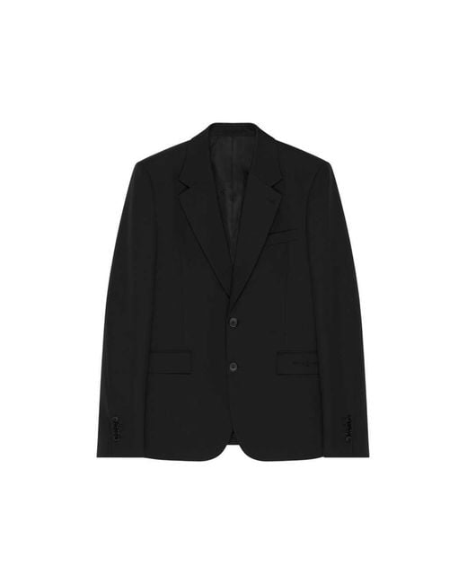 Givenchy Black Regular Blazer Couture Seam