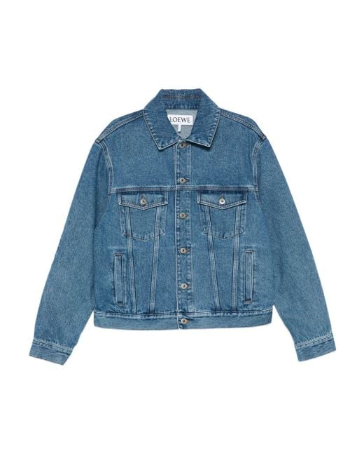 Loewe Blue Anagram Denim Jacket for men