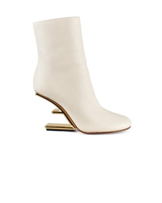 Fendi White First Boots