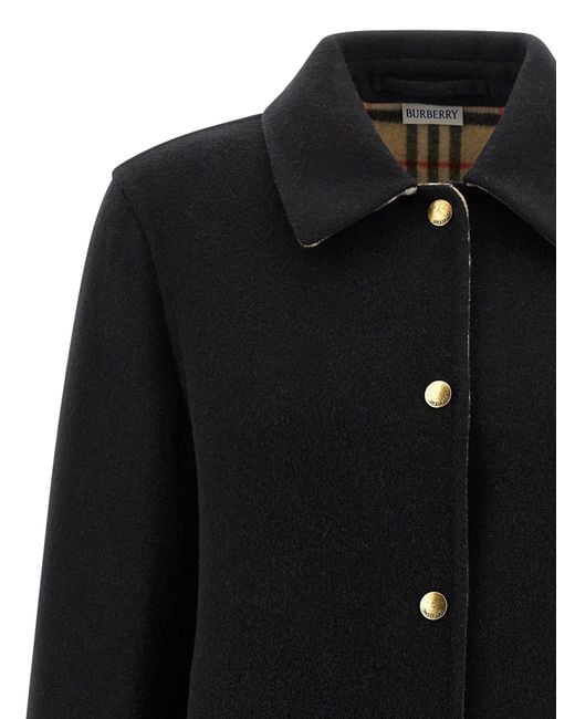 Burberry Black Check Lining Jacket, Puffer Jackets