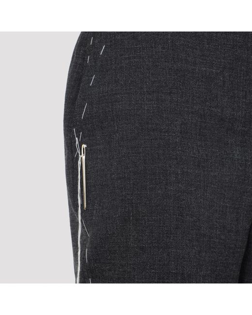 Moschino Gray Wool Pants