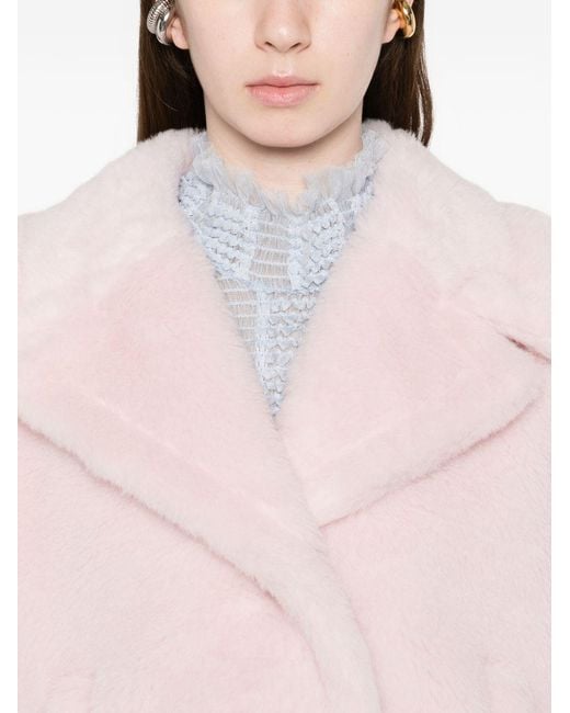 Max Mara Pink Wool Cape