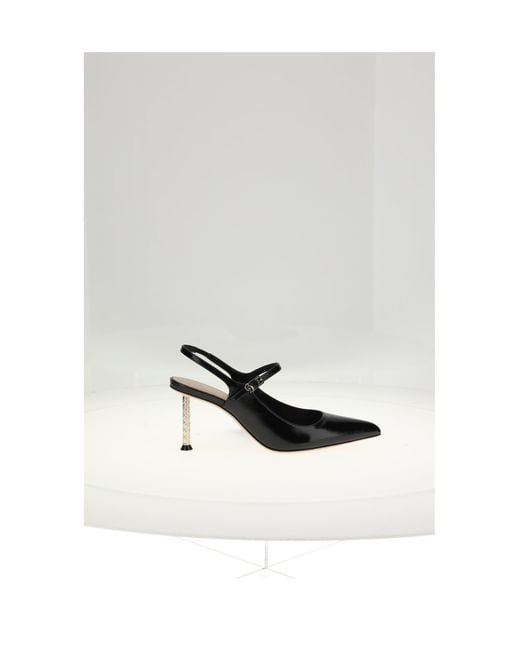 Dior White Dior Slingback 8Cm