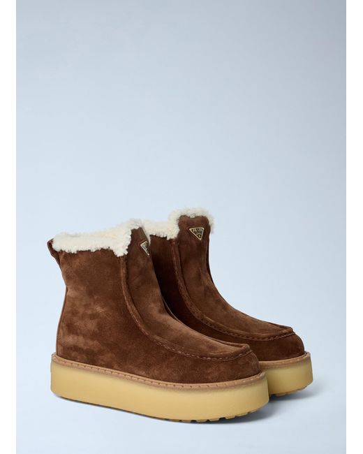 Prada Brown Suede Boots