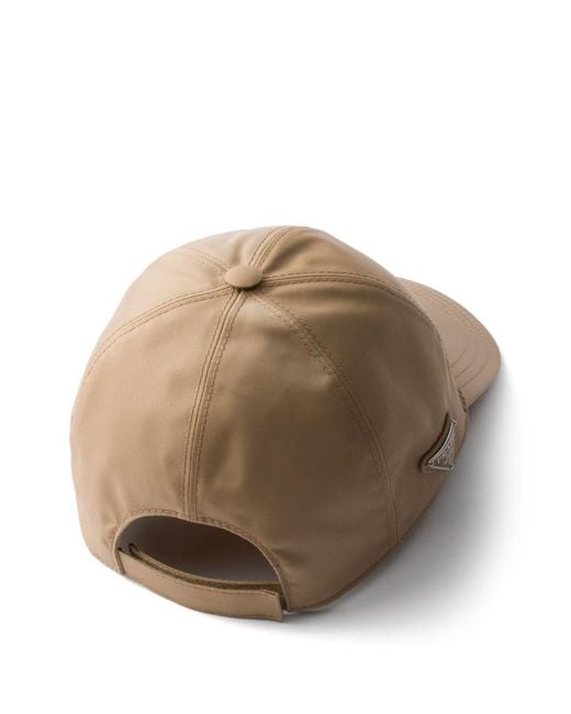 Prada Natural Re-Nylon Baseball Cap for men