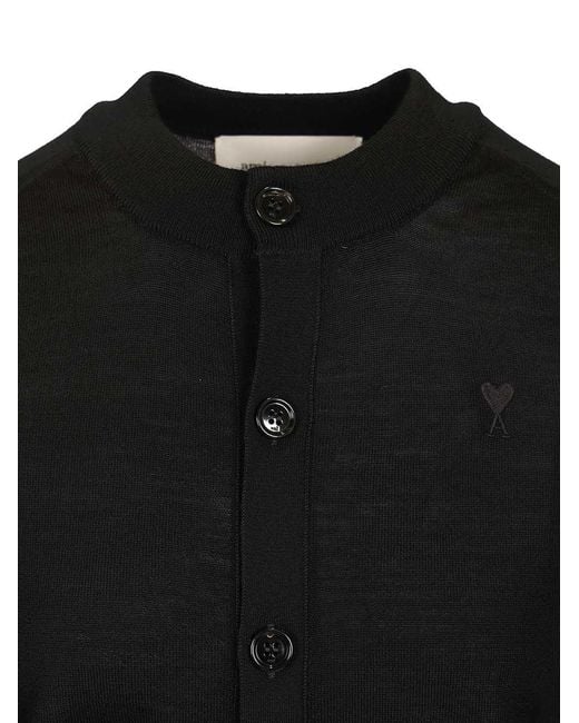 AMI Black Ami Ami De Cå“Ur Cardigan