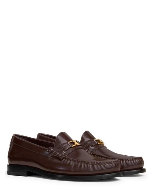 Céline Brown Moccasin "Triomphe Luco"