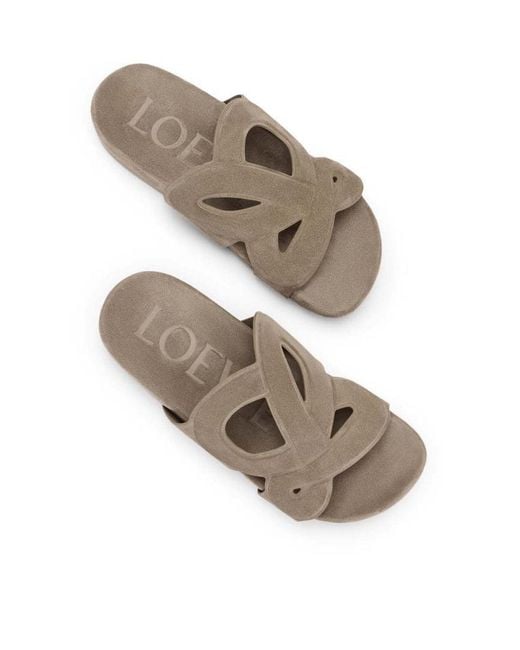 Loewe Brown X Paula's Ibiza Slide Ease Monogram for men