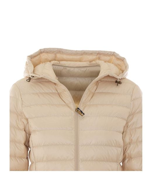 Moncler Natural Igelhood Down Jacket