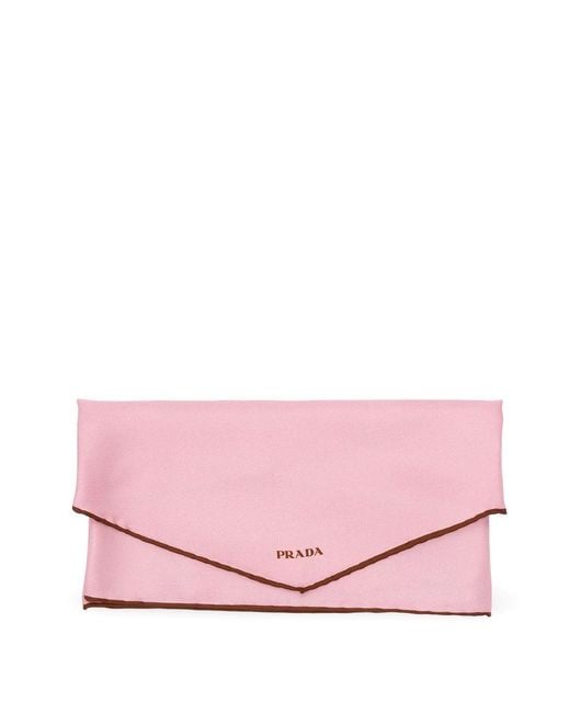 Prada Pink Triangle Foulard