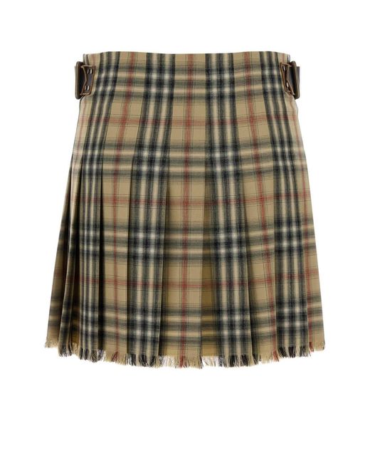 Burberry Green Skirts