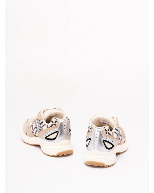 Burberry White Eclipse Sneakers