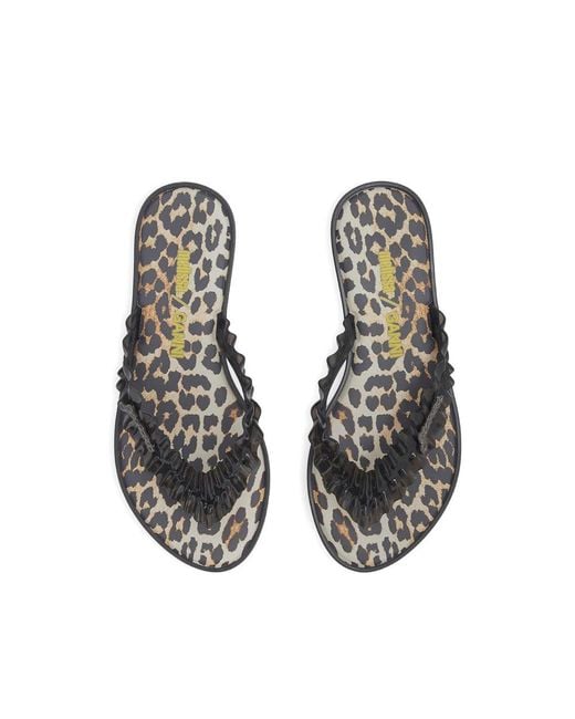 Ganni Black Flip-Flops & Slides