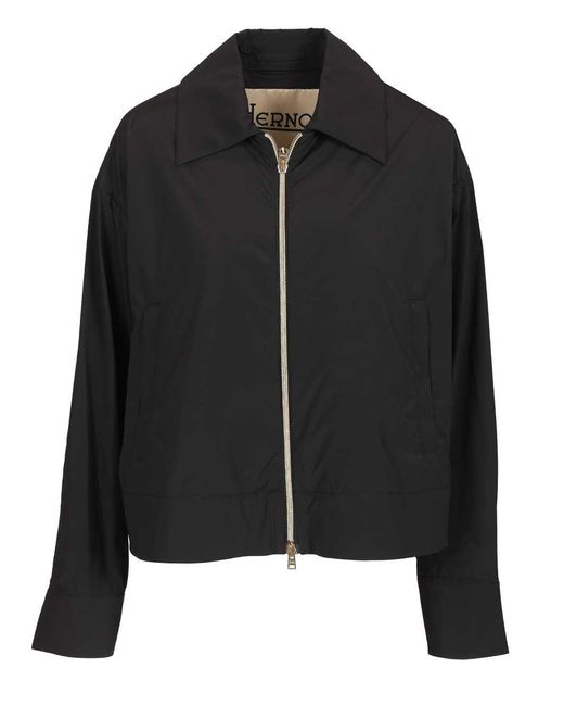 Herno Black Short Jacket