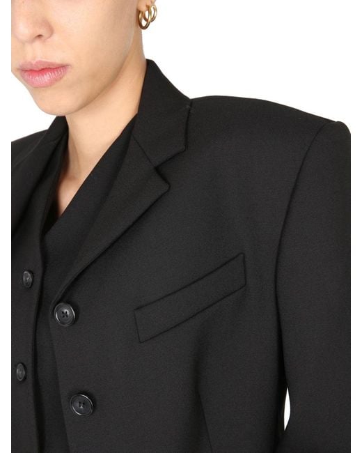 Max Mara Black Single-Breasted Jacket
