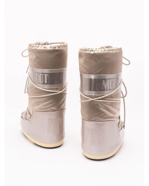 Moon Boot Natural 'Icon Glance' Boots