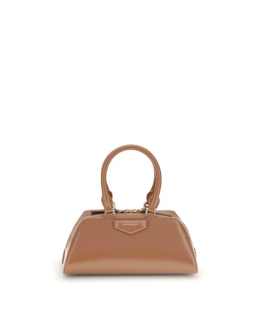 Givenchy Brown Antigona East-West Mini Handbag