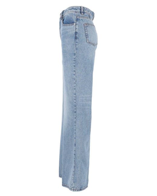 AMI Blue Ami Flare Jeans