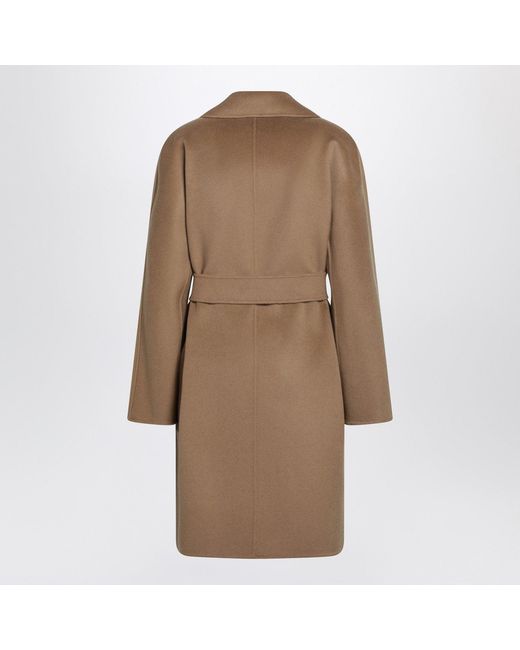 Max Mara Brown Camel Wrap Coat
