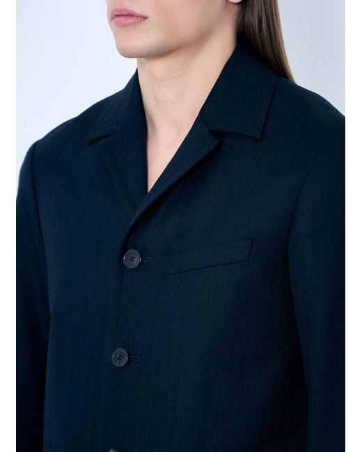 Dries Van Noten Blue Bays Jacket for men