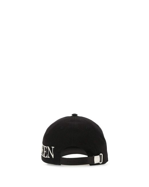 McQueen Black Accessories Hats for men