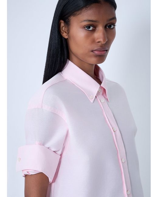 Acne White Button-Down Shirt
