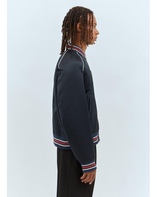 Wales Bonner Blue Marvel Bomber Jacket for men