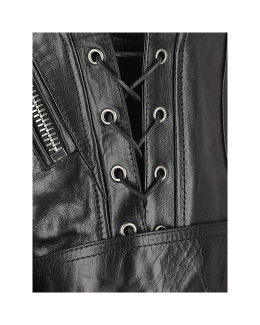 Saint Laurent Black Waistcoats