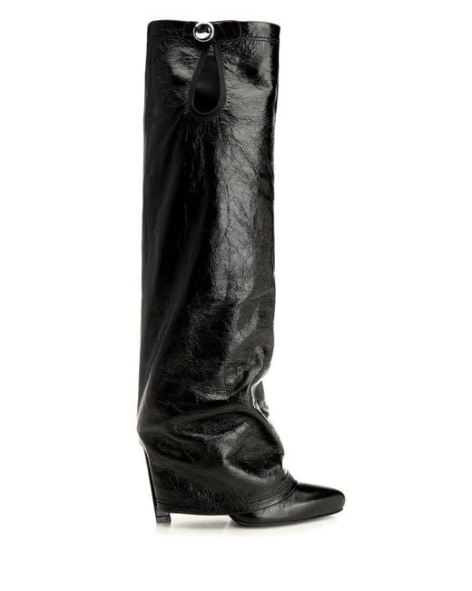 The Attico Black "Leon" Boot