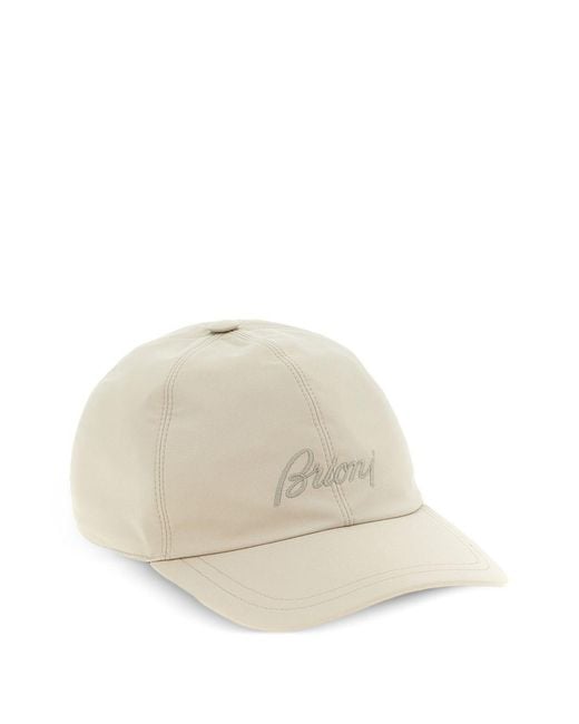 Brioni Natural Logo Baseball Cap for men