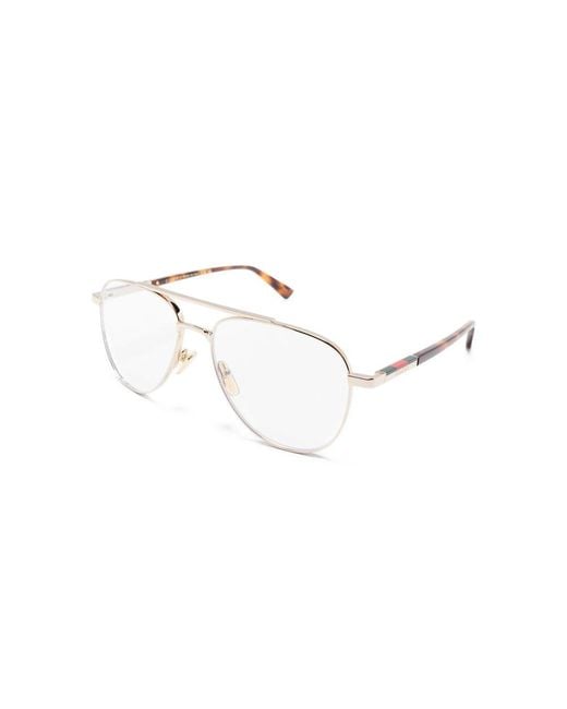 Gucci White Glasses & Frames for men