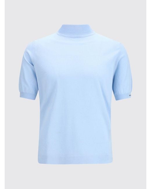 Prada Blue Sweater Sky for men