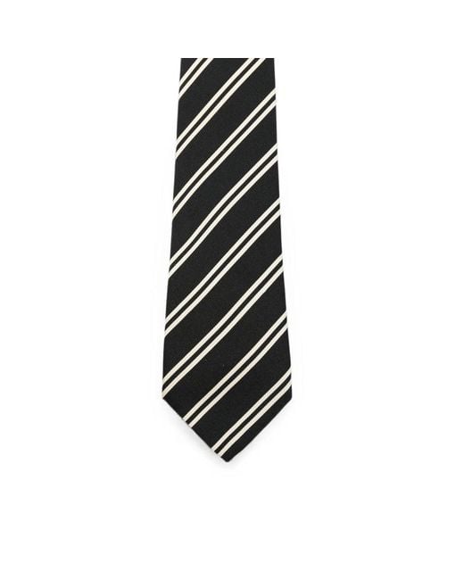 Saint Laurent Black Ties & Bow Ties for men