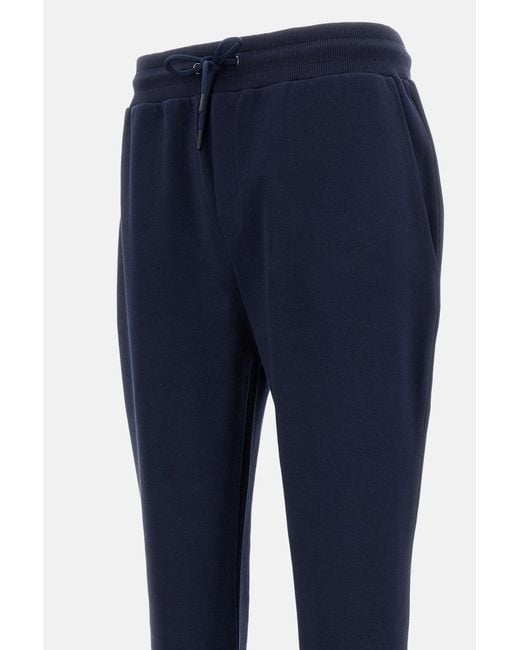 Fay Blue Fleece Sweatpants for men