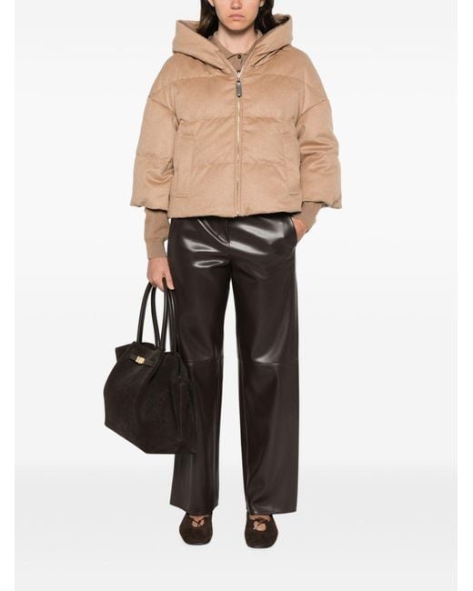 Max Mara Natural Short Down Jacket