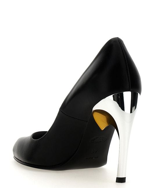 McQueen Black Mcqueen 'Armadillo' Pumps