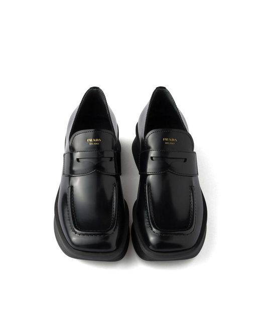 Prada Black Loafers