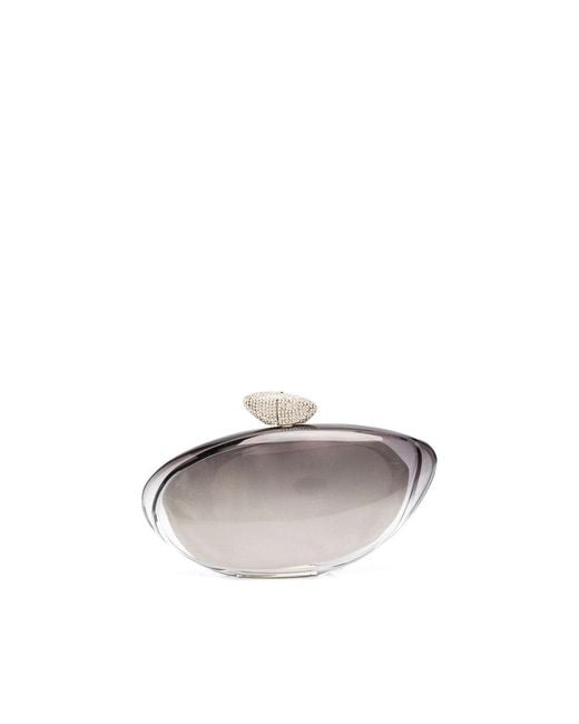 Benedetta Bruzziches Gray Clutch Bags