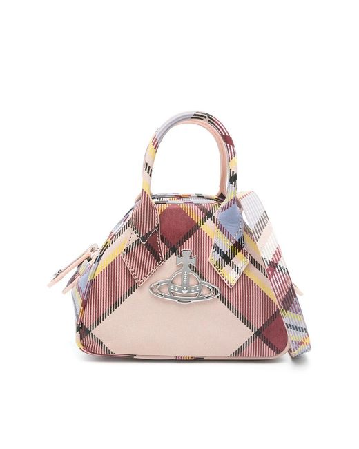Vivienne Westwood Pink Neutrals Tote Bags