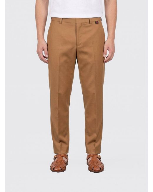 Gucci Natural Cotton Chino Trousers for men