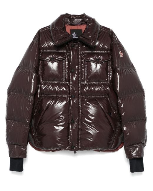 Moncler Brown Grenoble Tecka Jacket for men