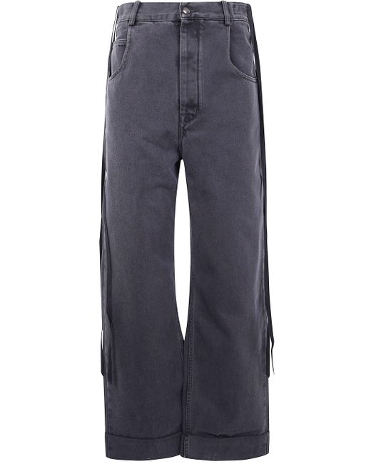 Ann Demeulemeester Blue "Kristel" 5-Pockets High Comfort Trousers