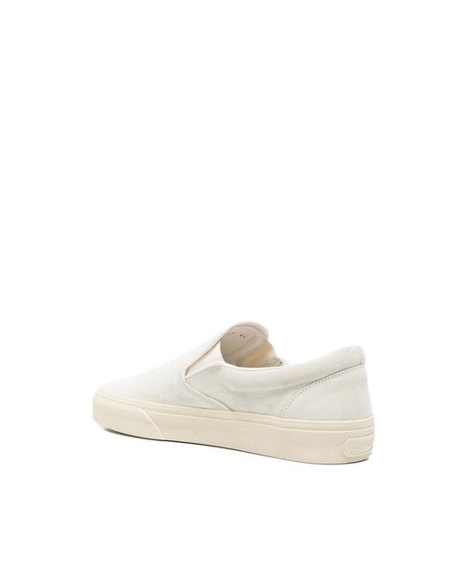 Tom Ford White Neutrals Trainers for men